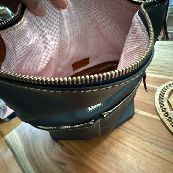 Dooney shoulder Black/Dark Blue Hobo bag - Picture 10 of 10